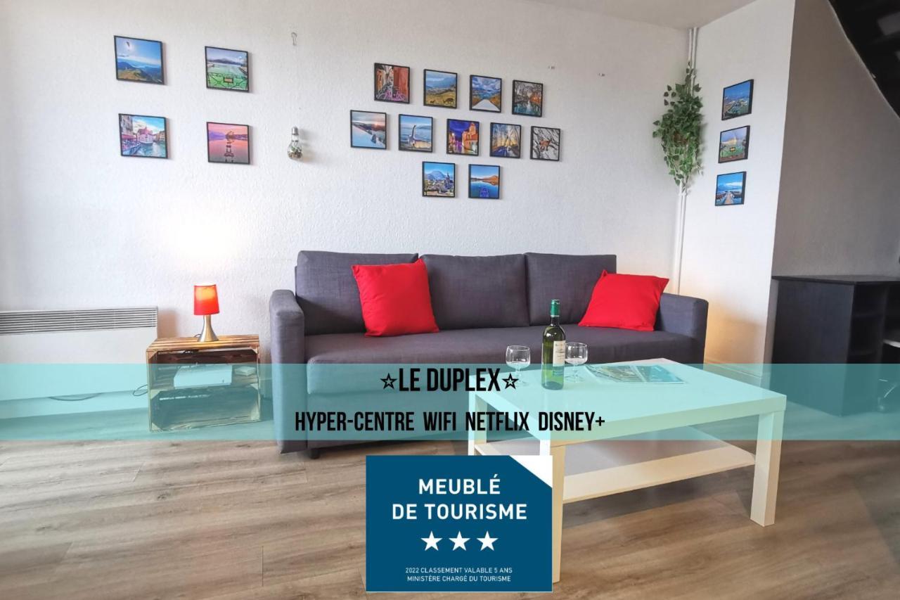 Le Duplex - Hyper Centre - Gare - Wifi - Netflix - Disney + อานซี ภายนอก รูปภาพ